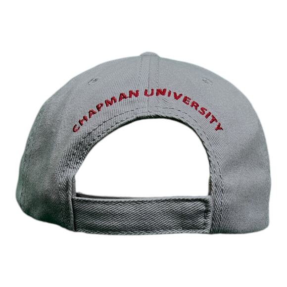 Chapman University Orange, California Gray Logo Strapback Cap Hat - Picture 4 of 7